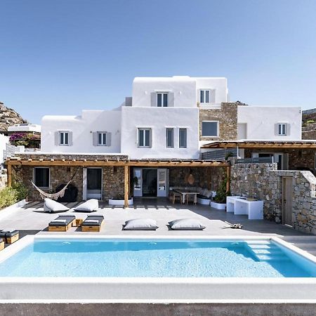 Villa Agapi, 2 Min Walk To The Beach & Heated Pool, By Red Windmill Villas Kalafatis Bagian luar foto