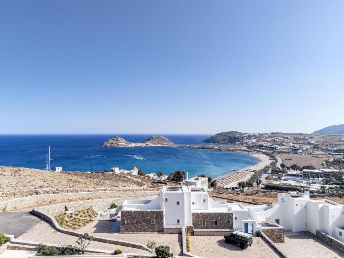 Villa Agapi, 2 Min Walk To The Beach & Heated Pool, By Red Windmill Villas Kalafatis Bagian luar foto