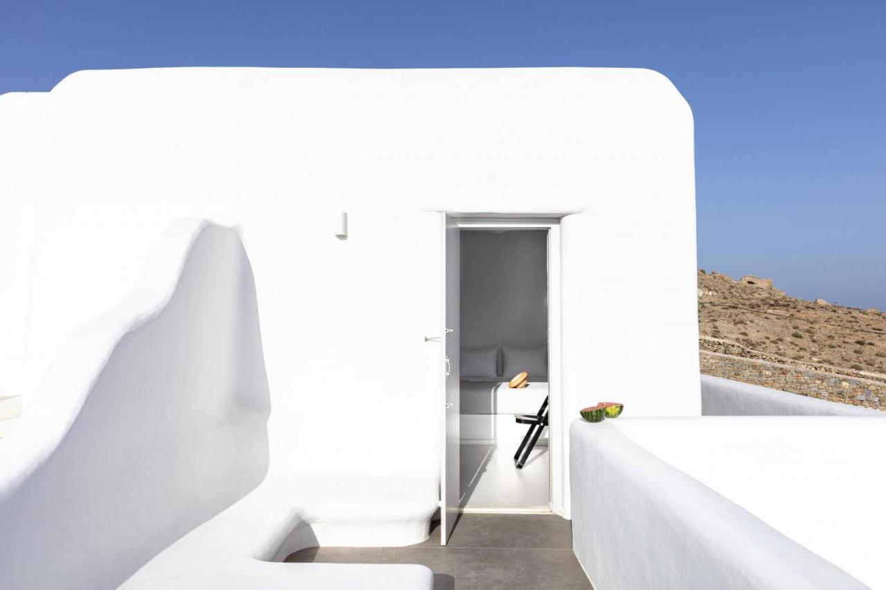 Villa Agapi, 2 Min Walk To The Beach & Heated Pool, By Red Windmill Villas Kalafatis Bagian luar foto