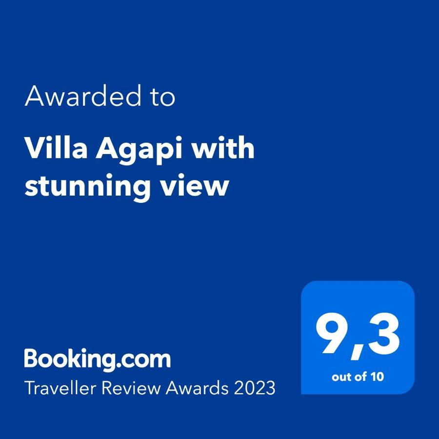 Villa Agapi, 2 Min Walk To The Beach & Heated Pool, By Red Windmill Villas Kalafatis Bagian luar foto