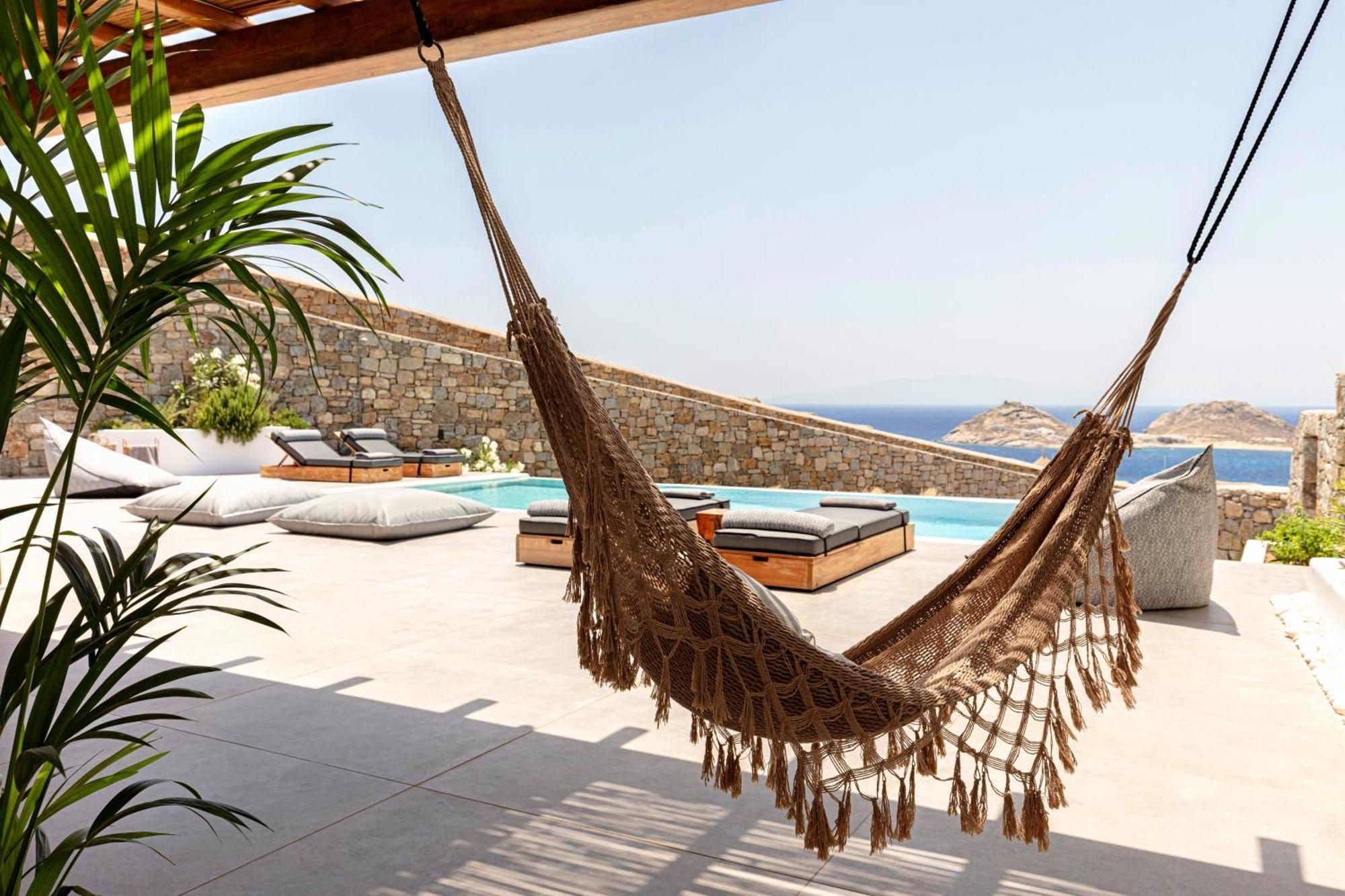 Villa Agapi, 2 Min Walk To The Beach & Heated Pool, By Red Windmill Villas Kalafatis Bagian luar foto
